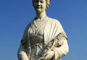 南阳领雕塑：精致雕刻，体现经典美女雕像