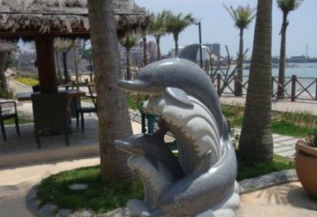 南阳海豚雕塑，让海洋之声带给你温暖