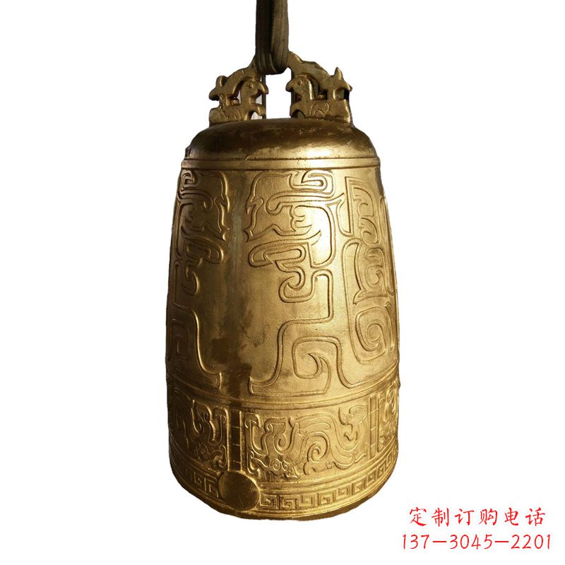 南阳文化铜钟挂钟