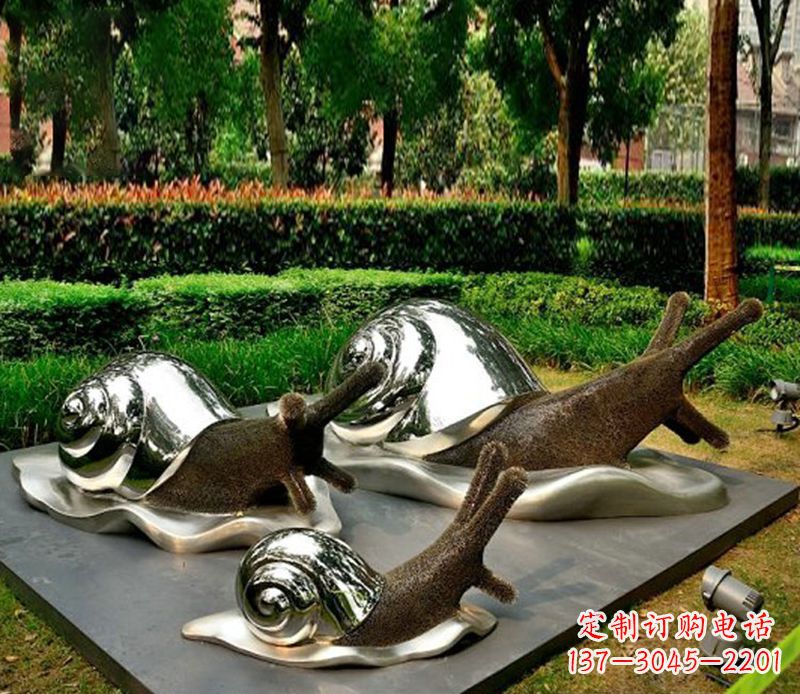 南阳蜗牛雕塑不锈钢