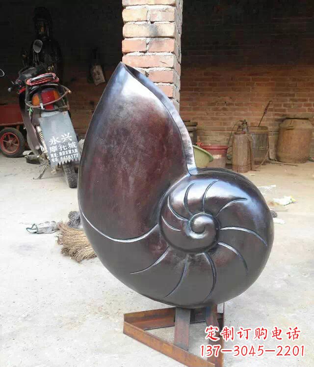 南阳蜗牛公园景观动物铜雕