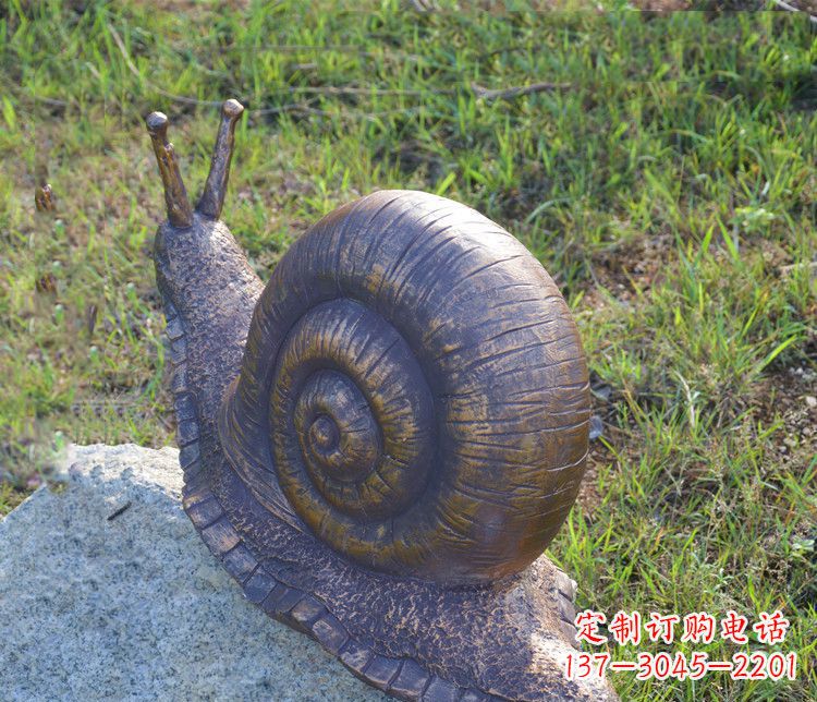 南阳蜗牛铜雕