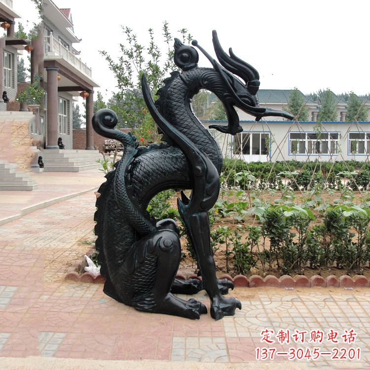 南阳西方龙动物神兽雕塑