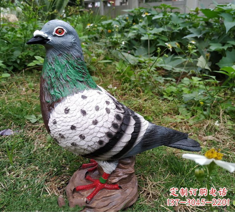 南阳系列雕塑和平鸽