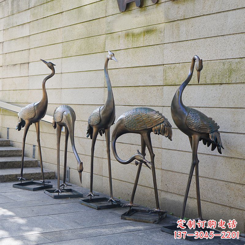 南阳仙鹤不锈钢雕塑