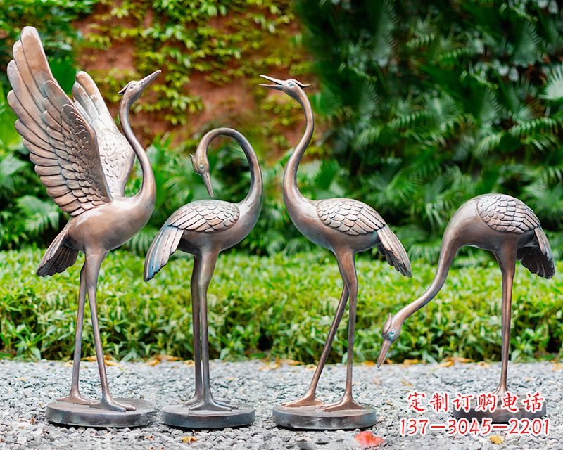 南阳仙鹤雕像