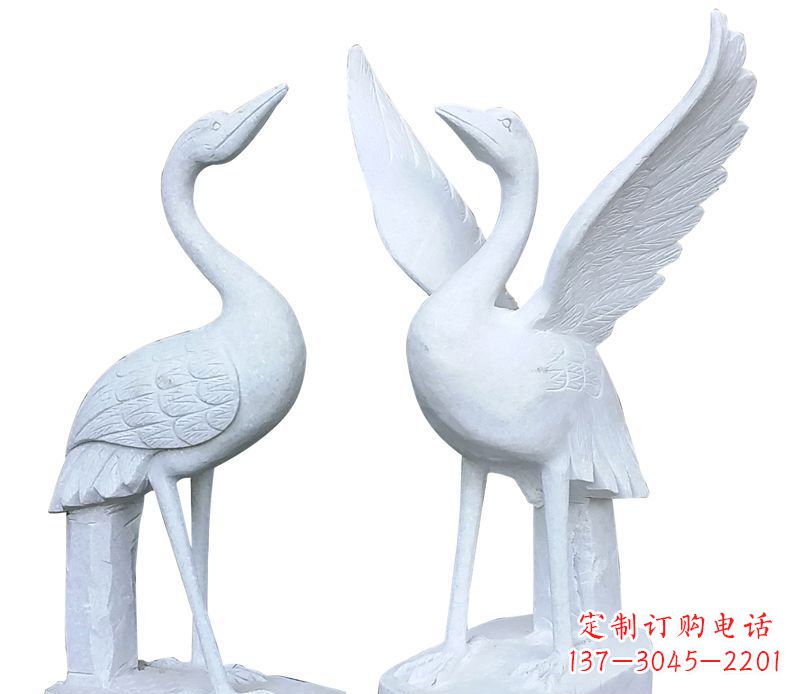 南阳仙鹤公园动物石雕
