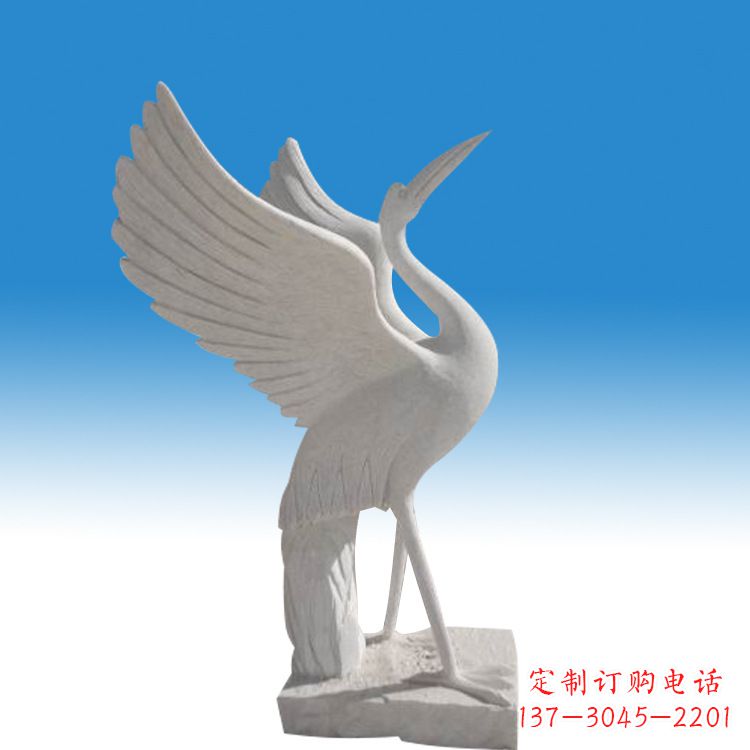 南阳仙鹤砂岩雕塑