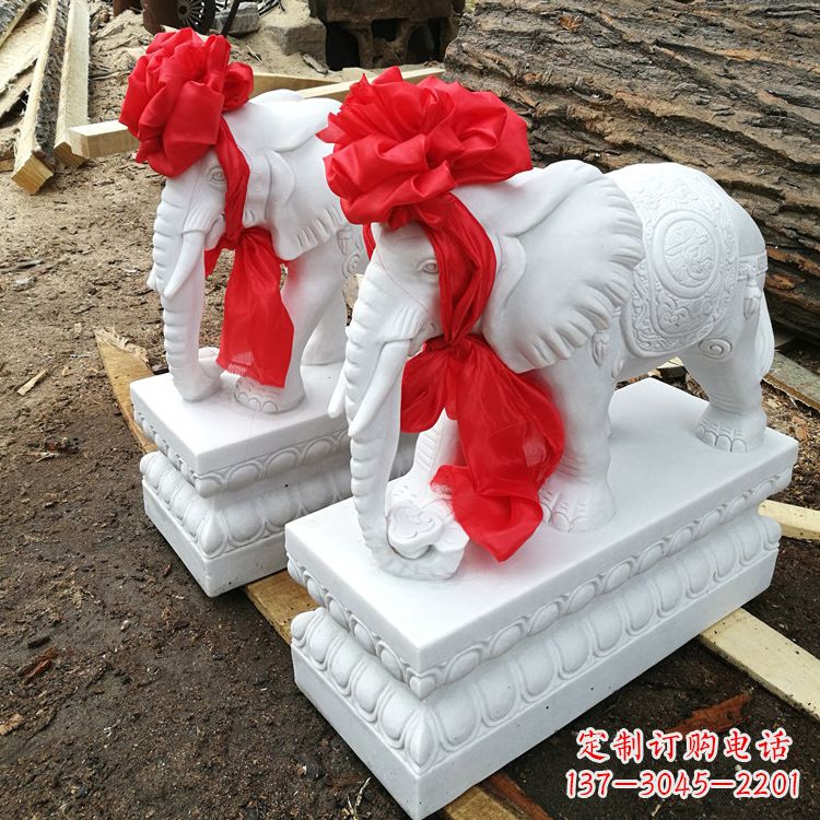 南阳现代石雕大象
