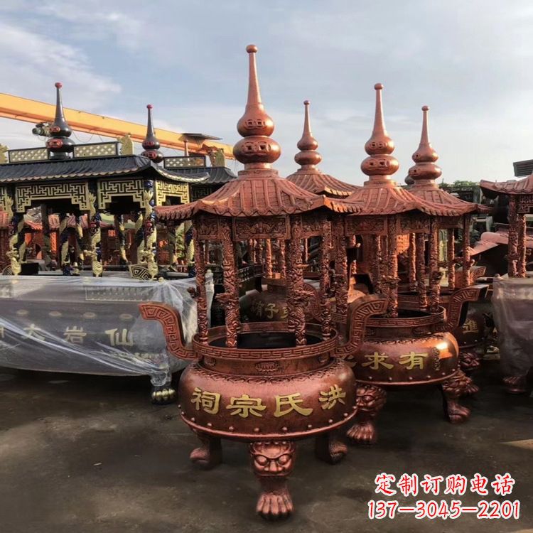 南阳香炉铜雕