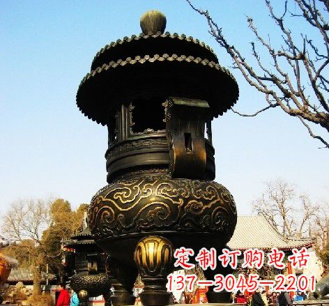 南阳香炉铜雕塑