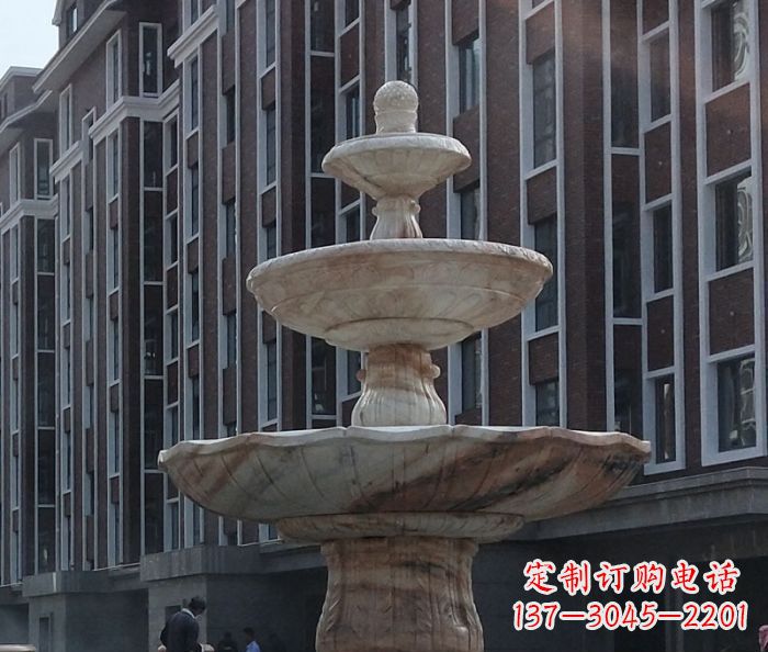 南阳小区景观大型喷泉石雕 (6)