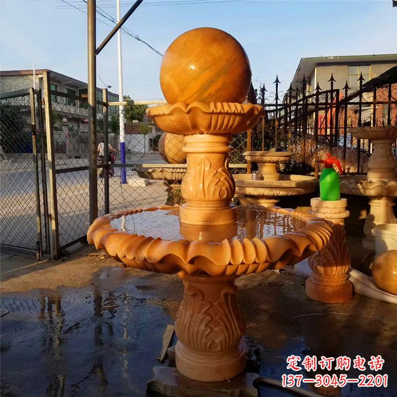 南阳小区石雕喷泉塔