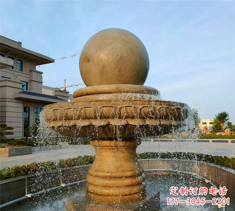 南阳小区石喷泉雕塑