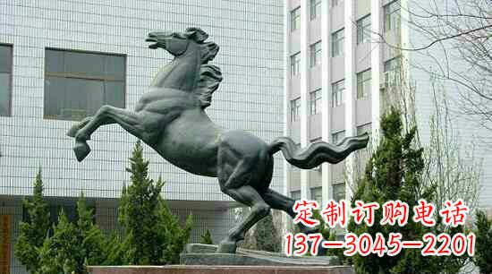 南阳校园龙马精神铜雕