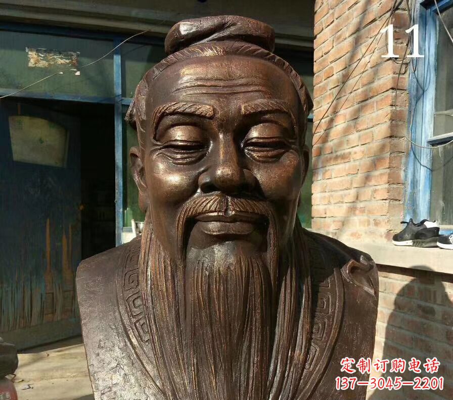 南阳校园名人铜雕 人物雕塑
