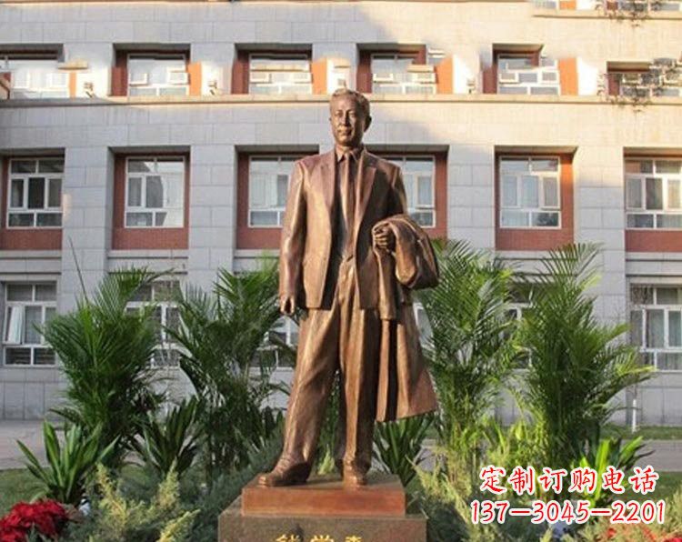 南阳校园钱学森铜雕