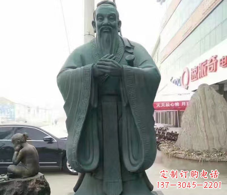 南阳校园人物孔子行教像