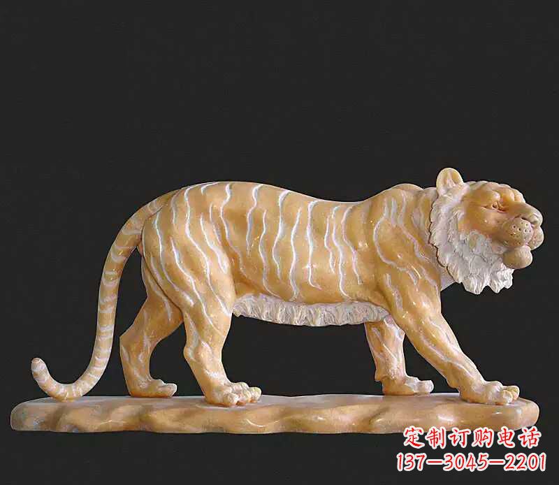 南阳行走老虎石雕动物雕塑