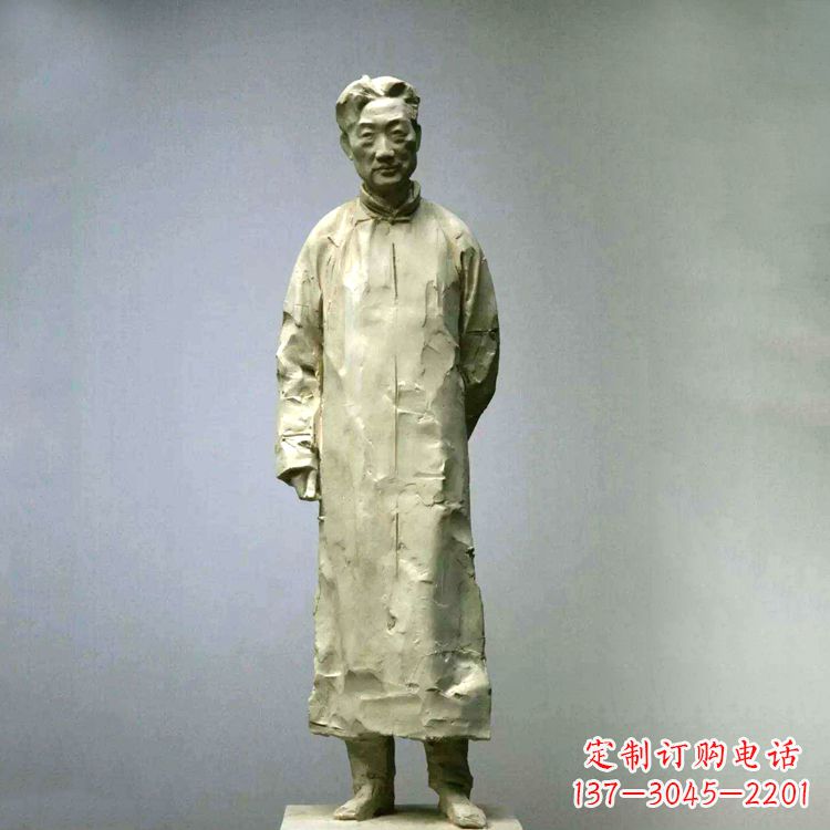 南阳徐悲鸿雕塑像石雕历史名人雕像