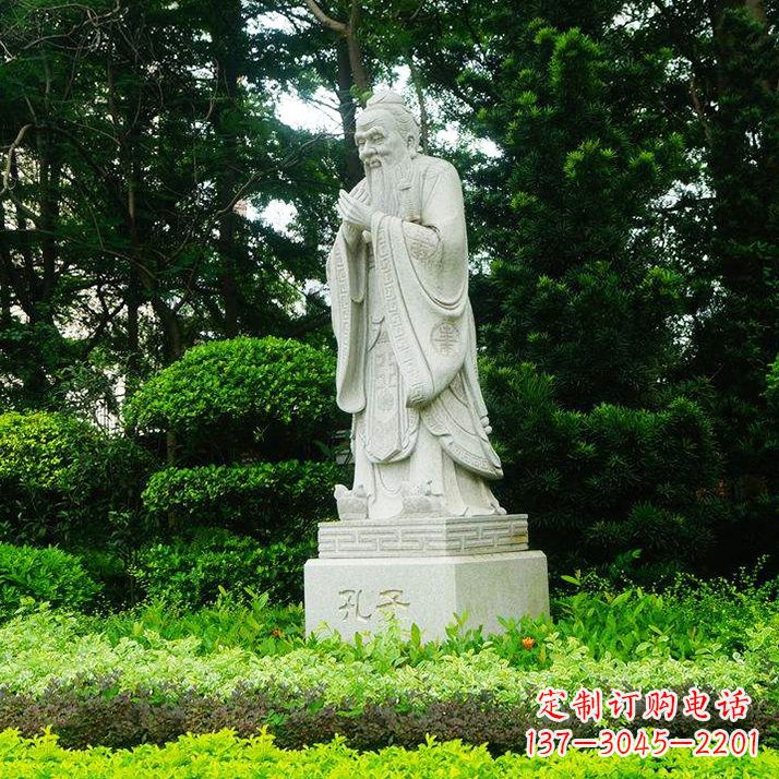 南阳学校名人铜像雕塑 孔子铜像雕塑