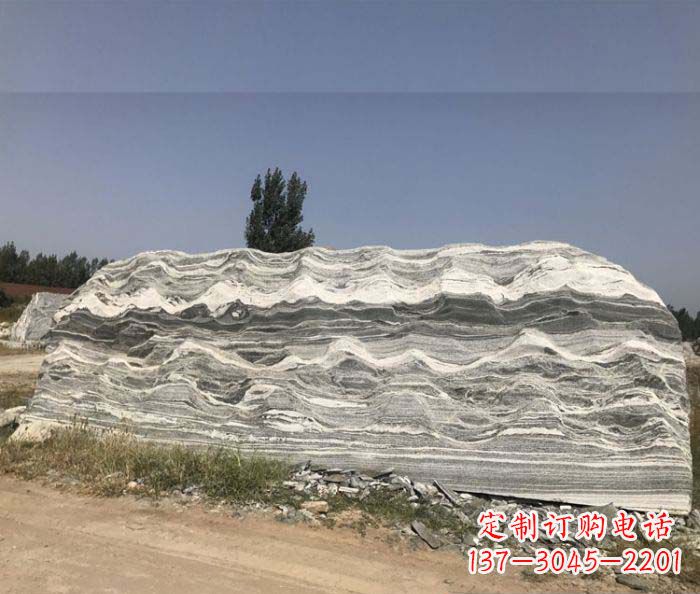 南阳雪浪石假山公园景观石雕