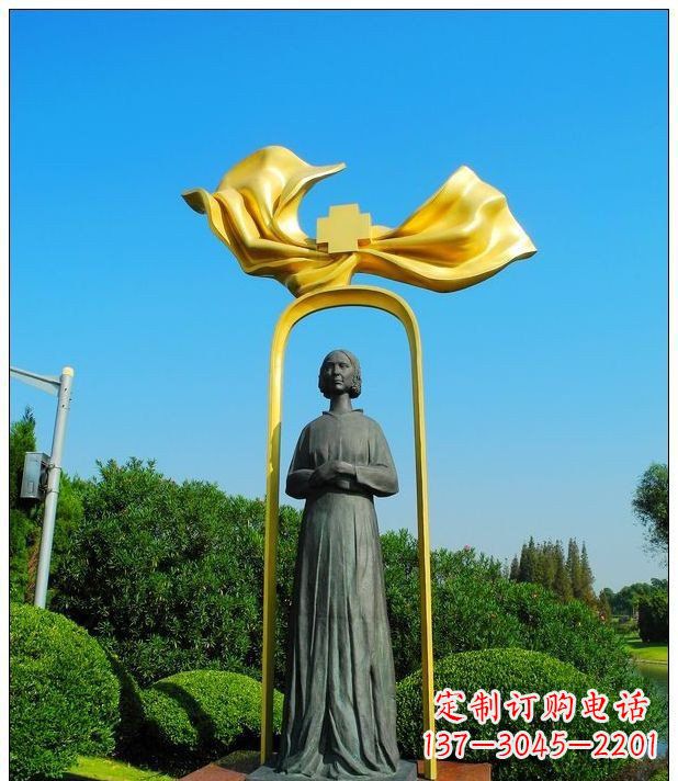 南阳医院南丁格尔名人铜雕
