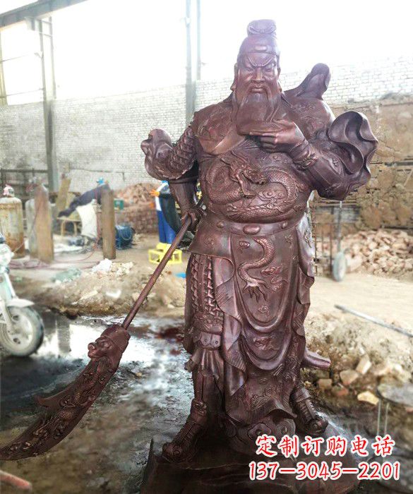 南阳义薄云天关公像