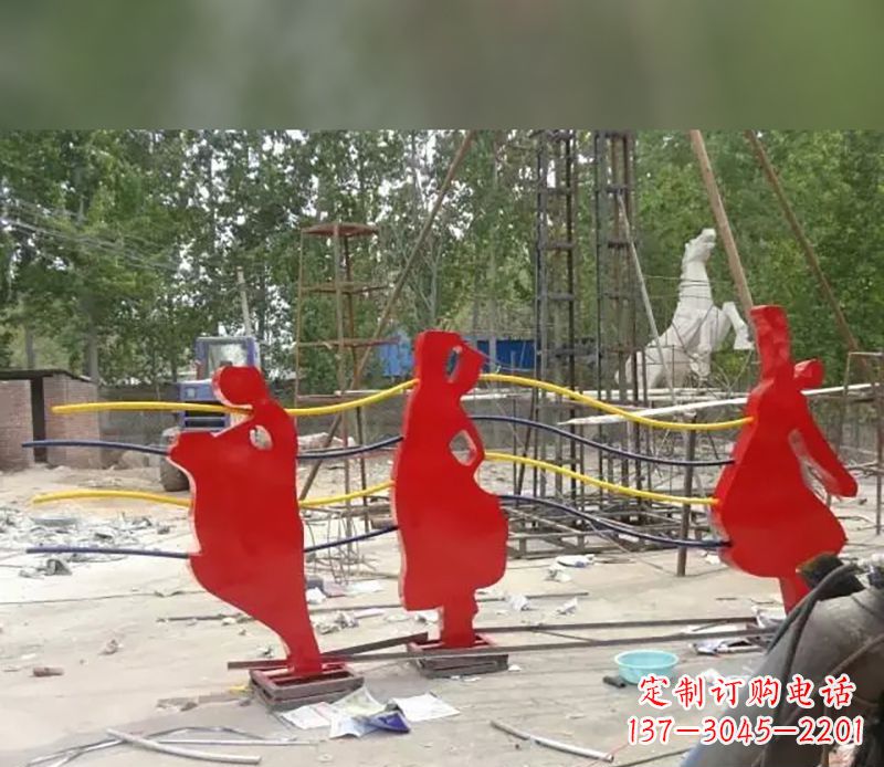南阳音符剪纸雕塑不锈钢