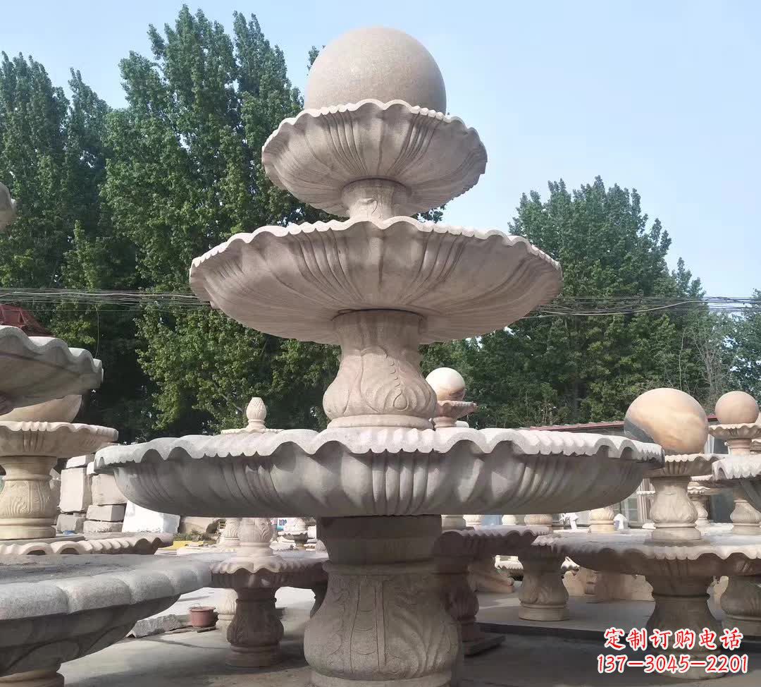 南阳音乐风水球石雕