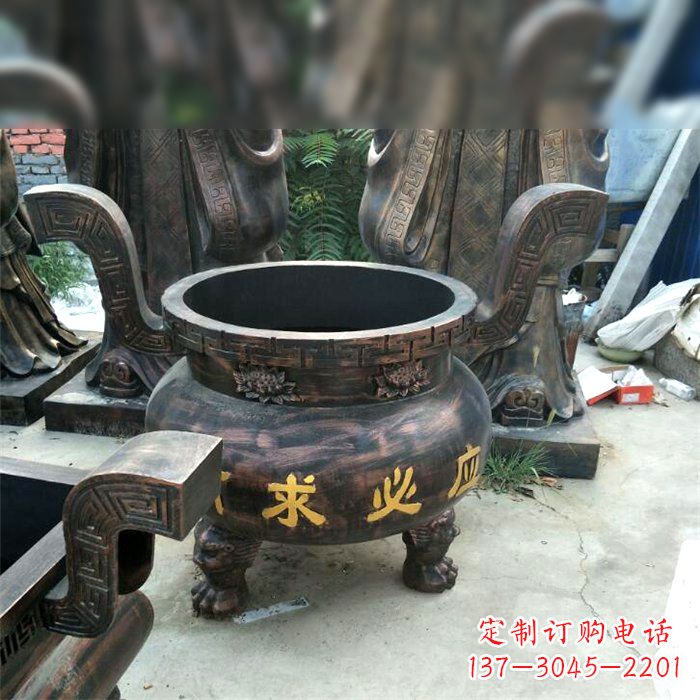 南阳有求必应祈福铜雕香炉