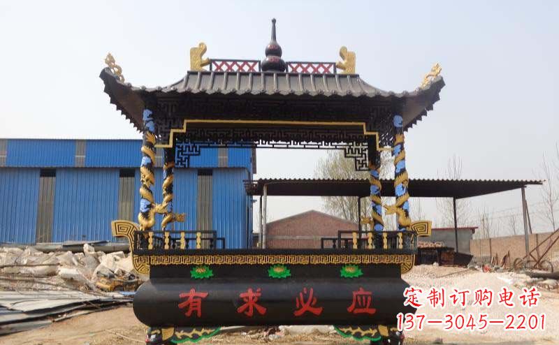 南阳有求必应香炉寺庙铜雕
