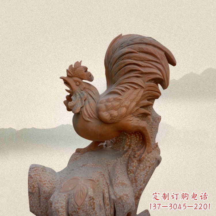 南阳酉鸡景观石雕