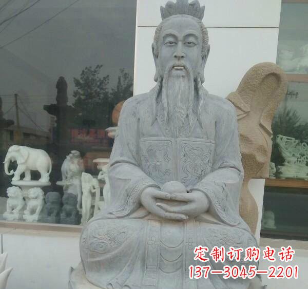 南阳元始天尊神像石雕