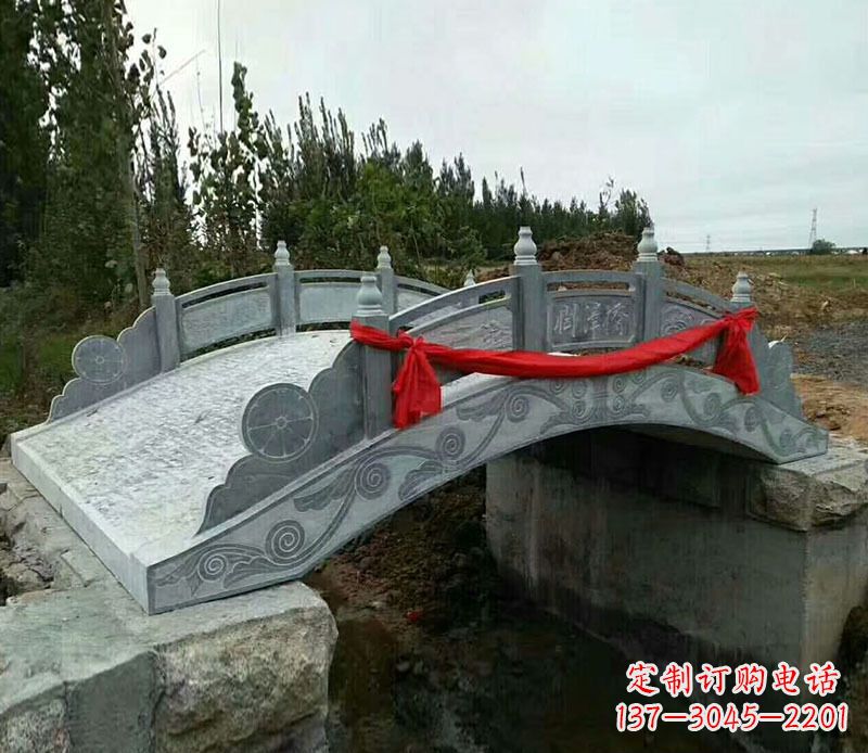南阳园林仿古石拱桥景观雕塑