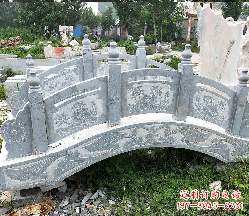 南阳园林仿古石拱桥景观石雕 (3)