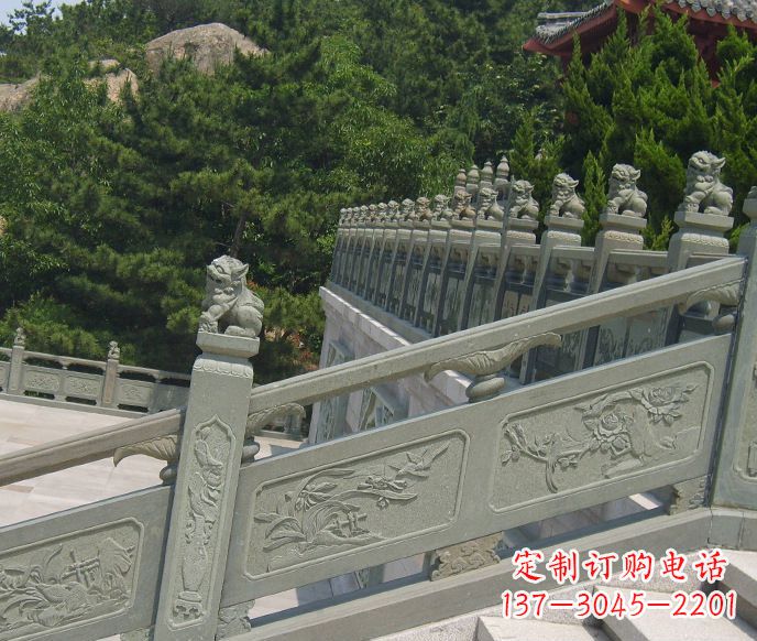 南阳园林仿古石栏板景观石雕 (4)