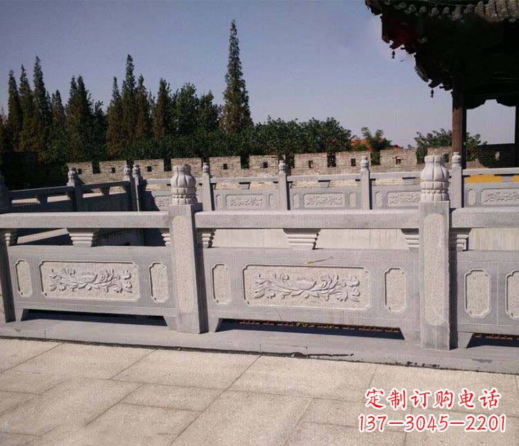 南阳园林仿古石栏板景观石雕 (2)