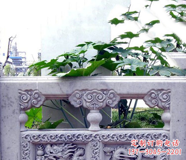 南阳园林仿古石栏板景观石雕 (6)