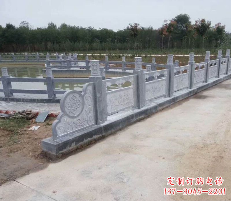 南阳园林仿古石栏板景观石雕 (11)
