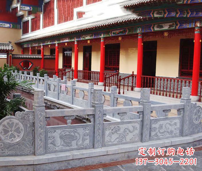 南阳园林仿古石栏板景观石雕 (12)