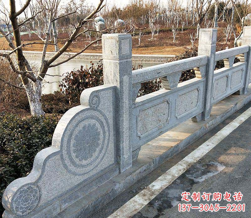 南阳园林仿古石栏板景观石雕_1