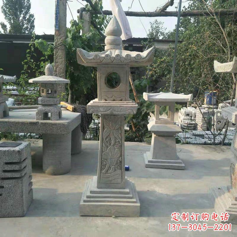 南阳园林仿古做旧中式石灯