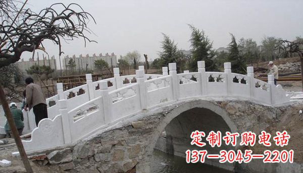 南阳园林汉白玉大桥栏板景观石雕