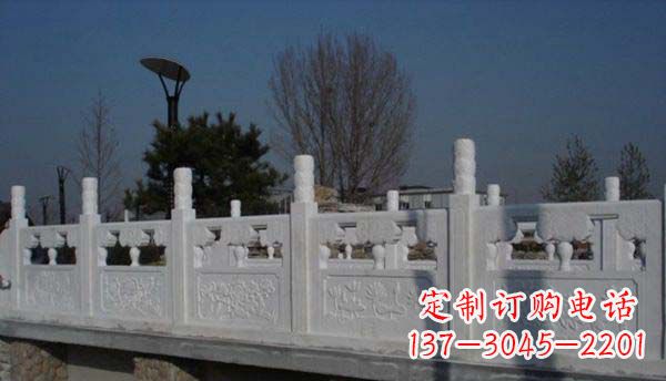 南阳园林汉白玉栏板景观石雕