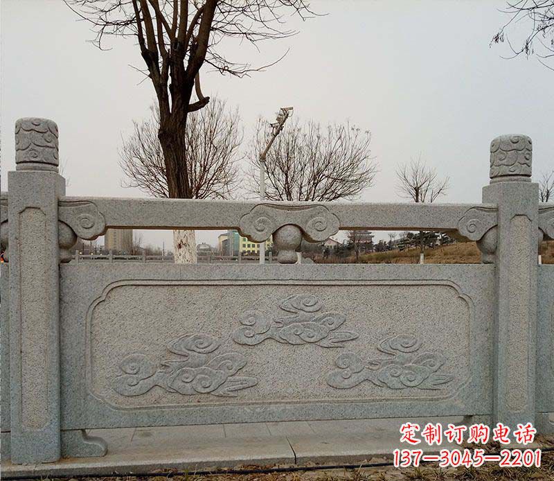 南阳园林护城河石栏板景观石雕
