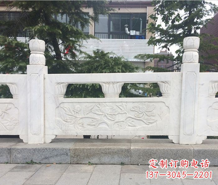南阳园林景观大理石浮雕栏板 (2)