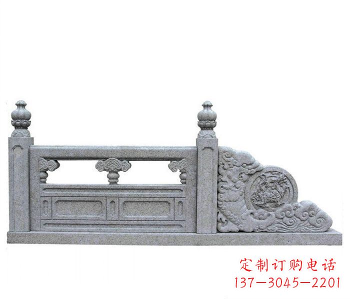 南阳园林景观大理石栏板雕塑 (2)