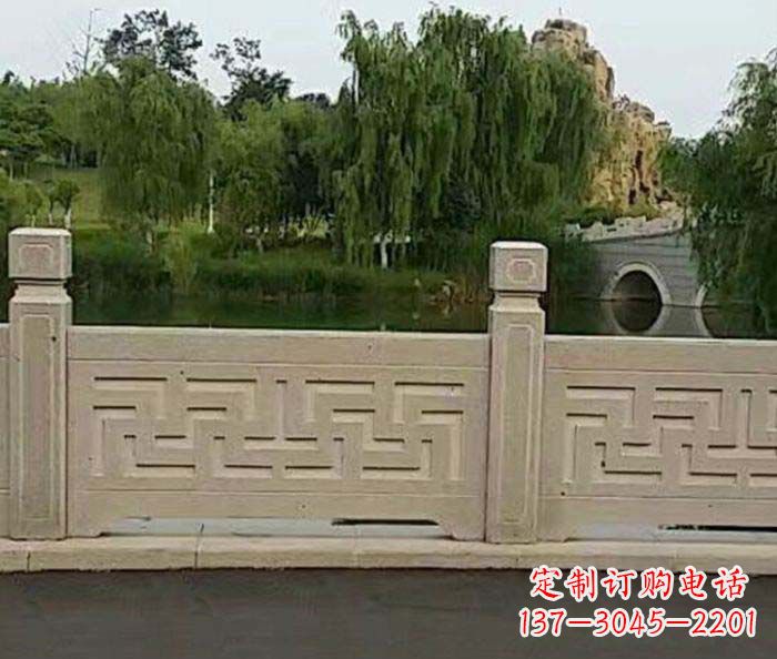 南阳园林景观大理石栏板石雕 (4)