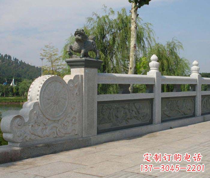 南阳园林景观大理石栏板雕塑